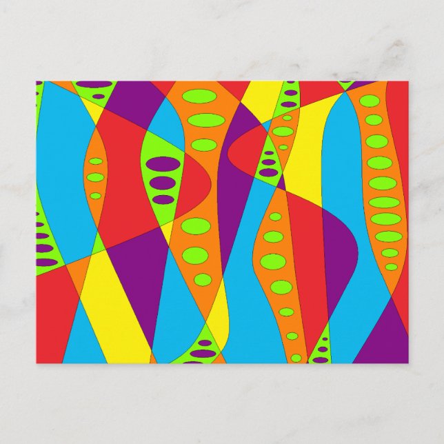 Modets Abstrakt Vykort (Framsida)