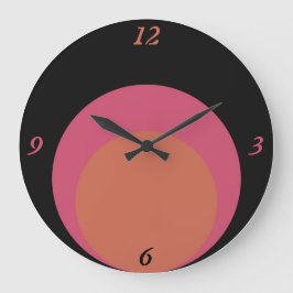 Modets cirklar stor klocka