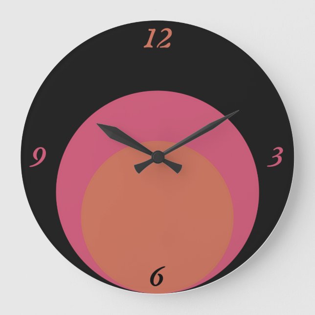 Modets cirklar stor klocka (Framsida)