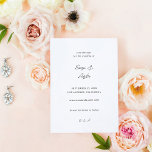MODETS kalligrafi Spara datuminbjudan Inbjudningar<br><div class="desc">Få dina gäster upphetsade för ditt vackra bröllop genom att skicka ditt moderna och Chic MOD Calligraphy Sparat datumet med din foto och moderna kalligrafi.</div>