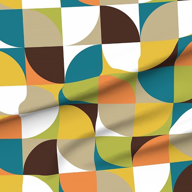 modets kvadrater, grönt för vit senapsundersökning tyg (Skapare uppladdad)