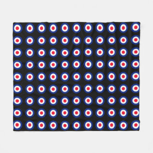 MODETS mål Roundel på Checkers Fleecefilt