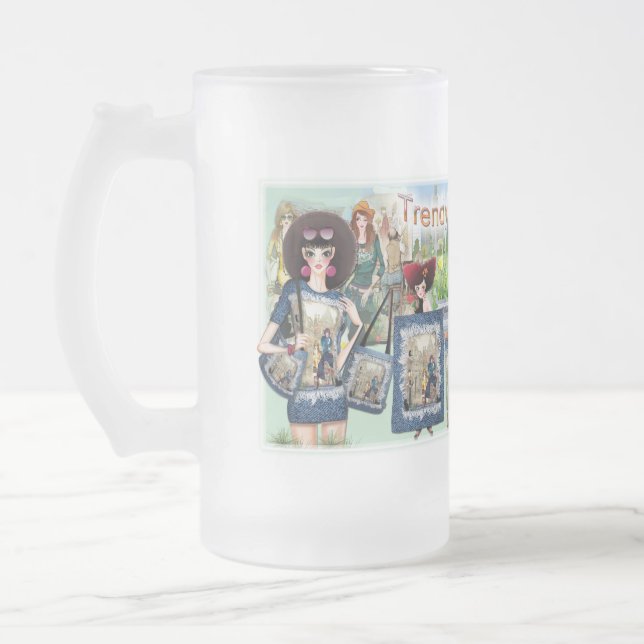 Modeuttryck Frostat Ölglas (Vänster)