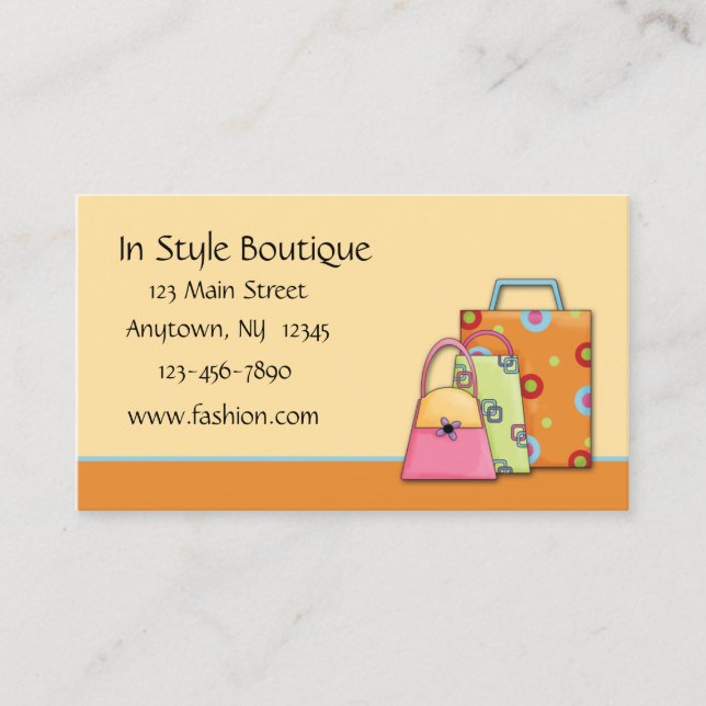 Modevisitkort Visitkort (Framsida)