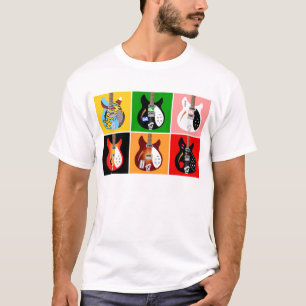 Modfaderns elektriska gitarrer t shirt