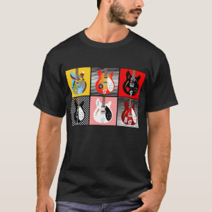 Modfaderns elektriska gitarrer t shirt