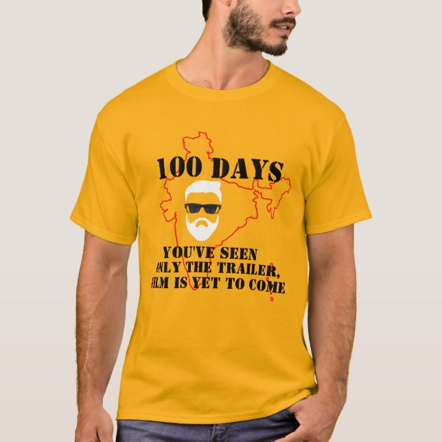 Modi-fy India Narendra Modi PM Indiens filmsläp T Shirt (Framsida)