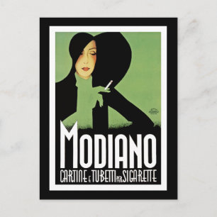 Modiano Cigarette Ad Vykort