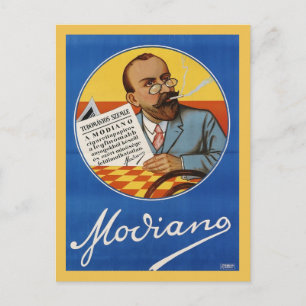 Modiano Cigarette Advert Vintage Vykort