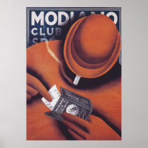Modiano Italienska reklamen Poster