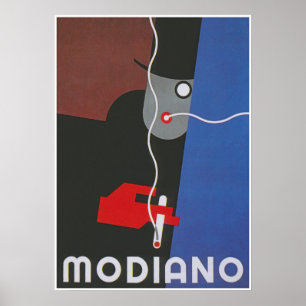 Modiano Italienskt reklamprogram Poster