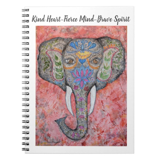 Modig anteckningsbok för spiral för (Framsidan)