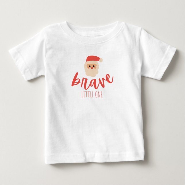 modig barncancer. Jul Baby T-Shirt (Framsida)