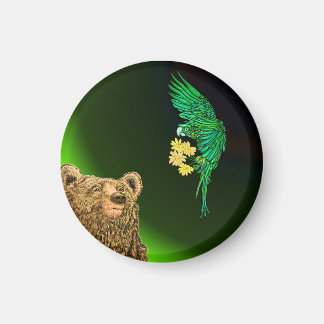 Modig Björn Magnet