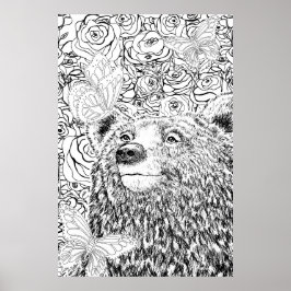 Modig Björn Poster