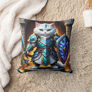 Modig Cat Warrior i Fantasy Armor by Castle Kudde