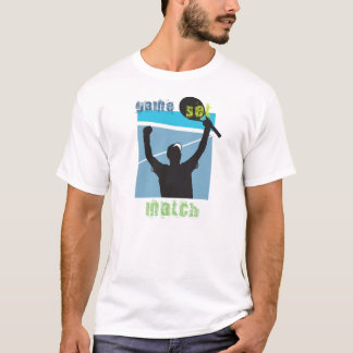 Modig fastställd matchtennisutslagsplats t-shirt
