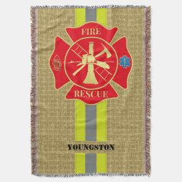 Modig Firefighter Maltese Kor Warm Art Filt