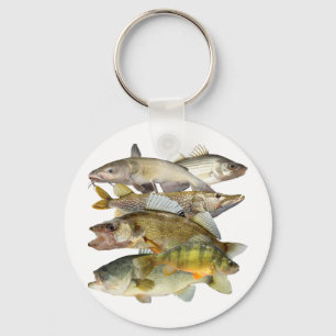 Modig fisk nyckelring