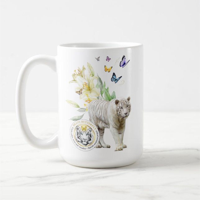 Modig fjäril må vara att anpassa kaffemugg (Vänster)