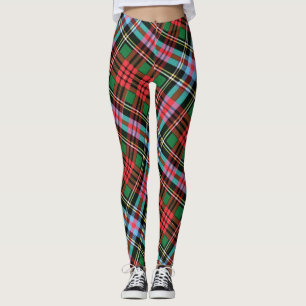 Modig hjärtaTartan Leggings