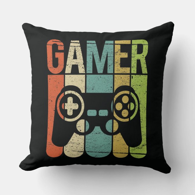 Modig kontrollant för Gamer Kudde (Framsida)