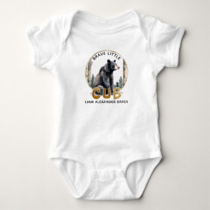 Modig lilla björnunge Skogsmarksbarn Kofta med try T Shirt