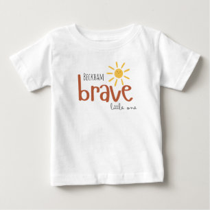 modig liten Baby T-Shirt söt sommar sol