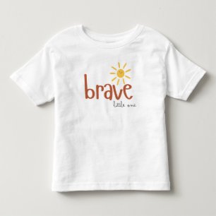 modig liten Småbarn T-Shirt söt sol
