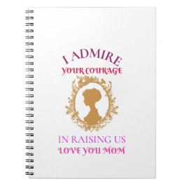 modig mamma anteckningsbok