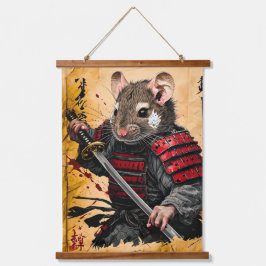 Modig mus Samurai Warrior - Japanska Bläck Stil