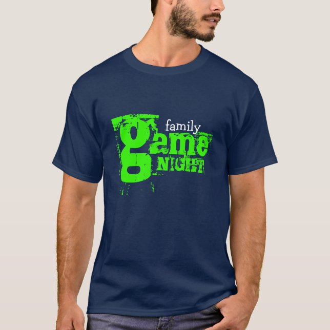 modig natt för familj tee shirt (Framsida)