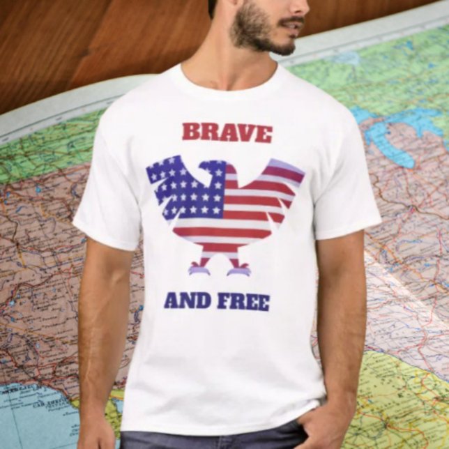Modig och kostnadsfri t shirt (Skapare uppladdad)