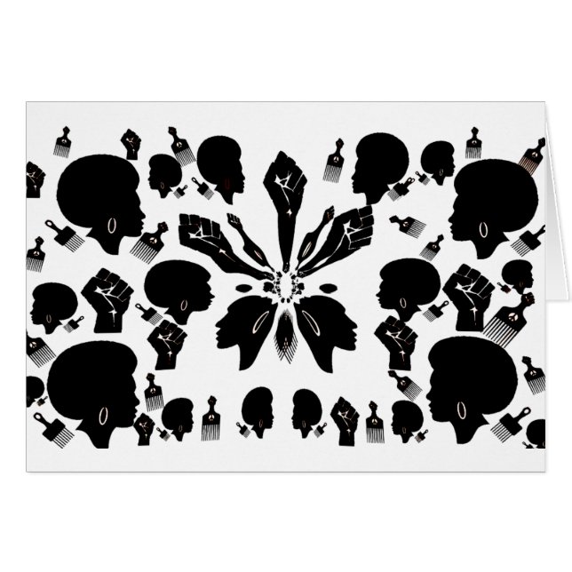 Modig och vacker_ hälsningskort (Framsidan Horizontal)