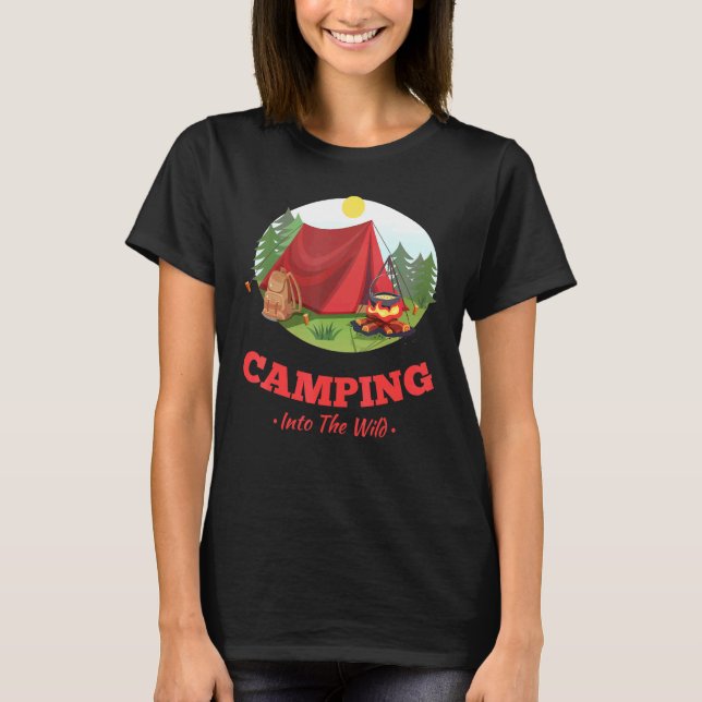 Modig och Vild av kampans vildmark T Shirt (Framsida)