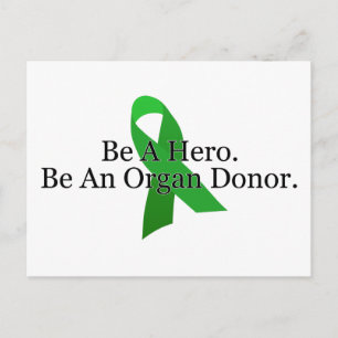 Modig organdonator vykort