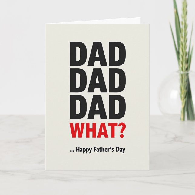 Modig Pappa Fadersdags Kort (Framsida)