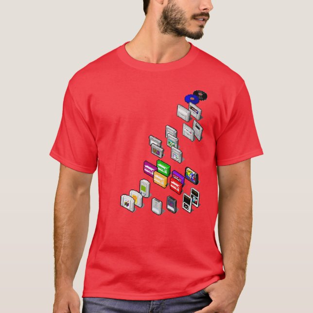 Modig samling för PIXEL Tee Shirt (Framsida)