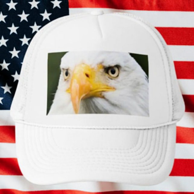 Modig skallig örn huvud patriotisk Trucker Hatt Keps (Skapare uppladdad)