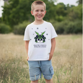 Modig som en samuraj stark som en panda t shirt