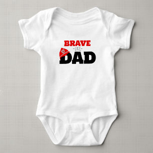 Modig Som Pappa Brandman Pojke Bodysuit T-shirt