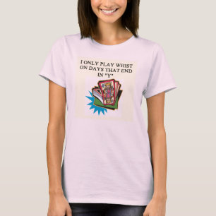 modig spelare för whist t shirt