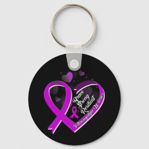 Modig Stark Resilient Fibromyalgia Warrior Awaren Nyckelring