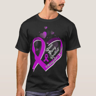 Modig Stark Resilient Fibromyalgia Warrior Awaren T Shirt