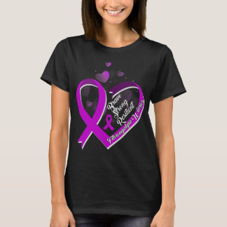 Modig Stark Resilient Fibromyalgia Warrior Awaren T Shirt