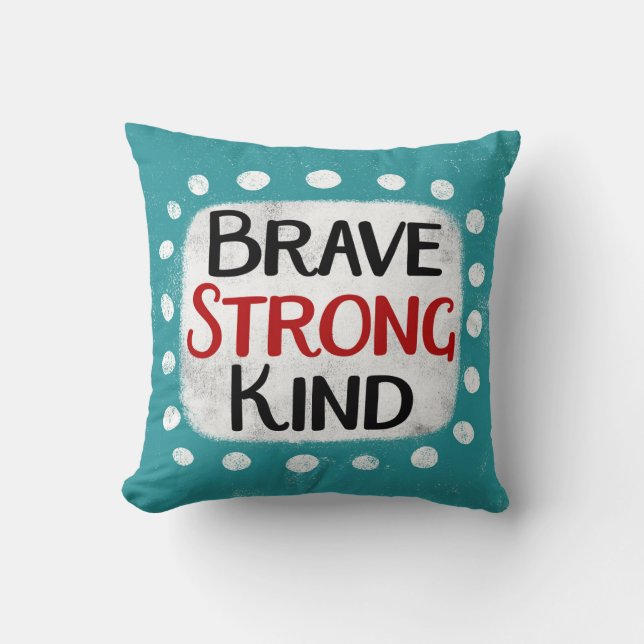 Modig Strong Kind Dekorativ kudde (Framsida)