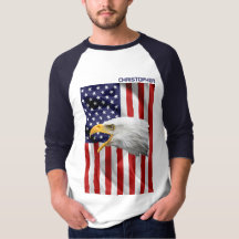 Modiga amerikanska Eagle, USA flagga, Patriotic
