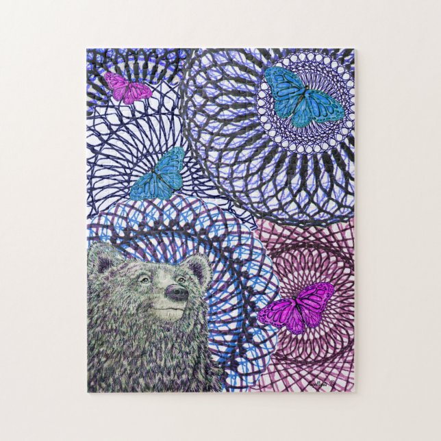 Modiga björn pussel (Vertikal)