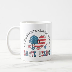 Modiga Hearts Independence day Kaffemugg