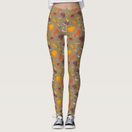 Modiga högt belägna damleggings leggings